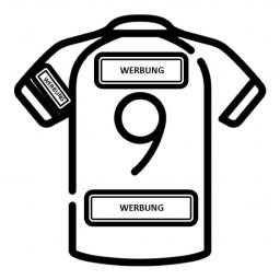 Trikot Werbung Rückseite