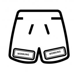 Werbung auf Sporthose
